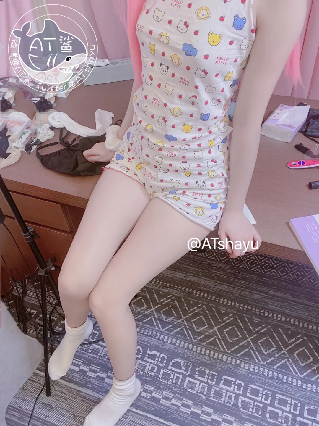 AT鲨 - 居家鲨鲨 [49P-75MB] tg@simisebaisi 【丝足阁】020.webp